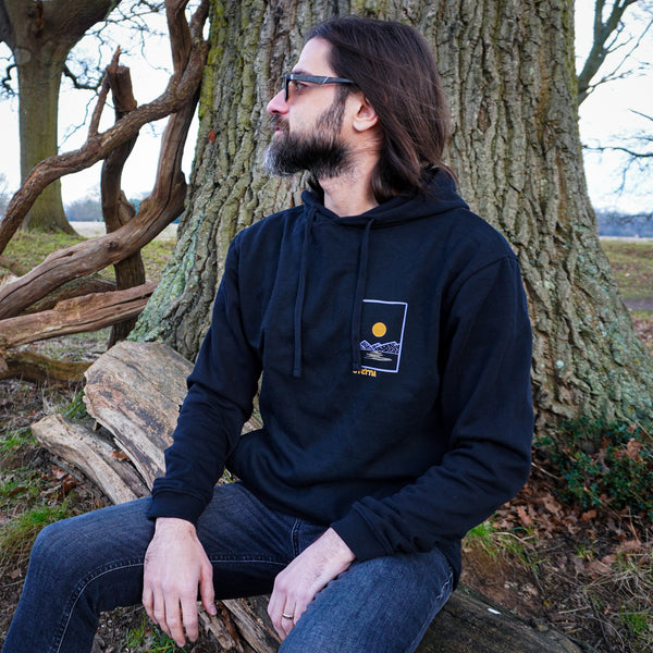 Full Moon Hoodie - Black