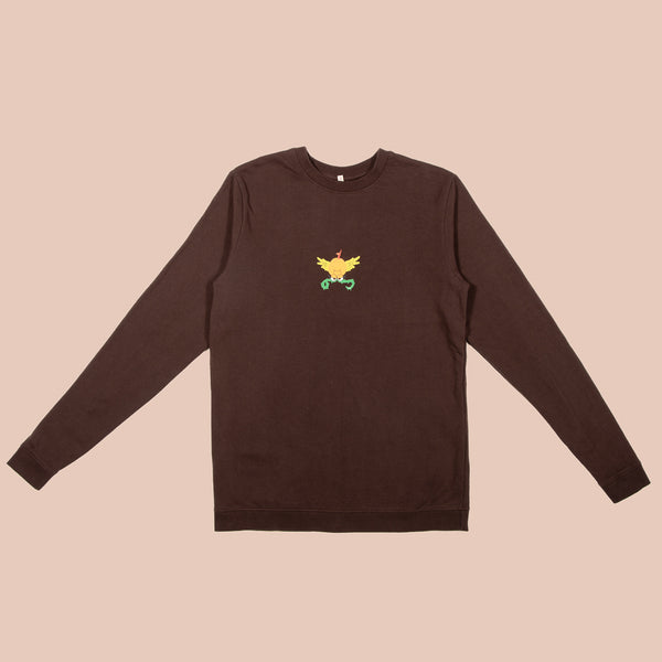 Free Peach Sweatshirt - Chocolate