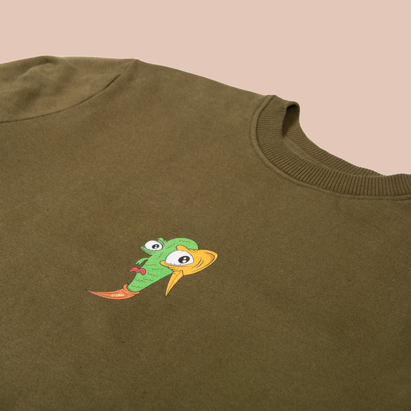 Twitchy Sweatshirt - Khaki