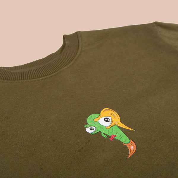 Twitchy Sweatshirt - Khaki