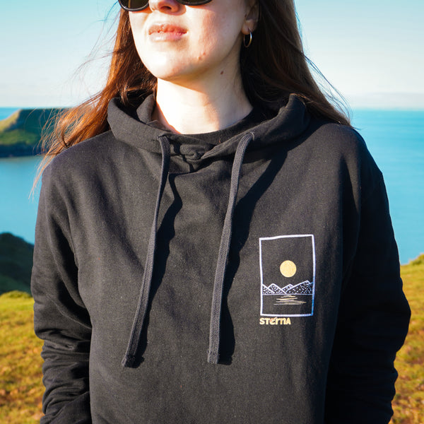 Full Moon Hoodie - Black